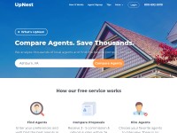 Desktop screenshot for upnest.com