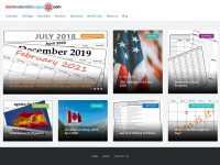Desktop screenshot for blankcalendarpages.com