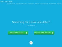 Desktop screenshot for gpacalculator.net