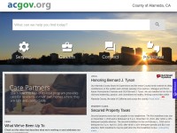 Desktop screenshot for acgov.org