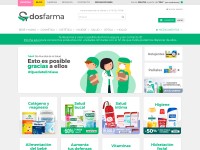 Desktop screenshot for dosfarma.com