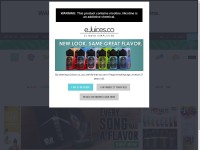 Desktop screenshot for ejuices.co