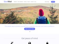 Desktop screenshot for startmail.com