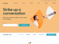 Desktop screenshot for zopim.com