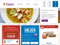 Desktop screenshot for giantfood.com