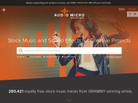 Desktop screenshot for audiomicro.com