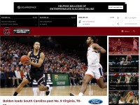 Desktop screenshot for gamecocksonline.com