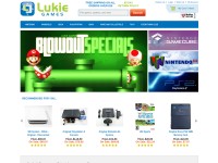 Desktop screenshot for lukiegames.com