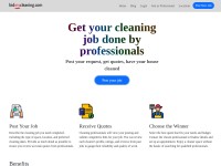 Desktop screenshot for bidmycleaning.com