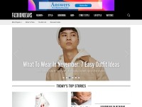 Desktop screenshot for fashionbeans.com