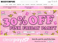 Desktop screenshot for missyempire.com