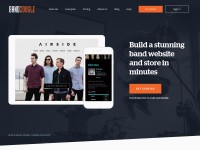 Desktop screenshot for bandzoogle.com