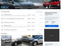 Desktop screenshot for crvownersclub.com