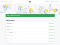 Desktop screenshot for githubstatus.com