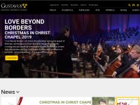 Desktop screenshot for gustavus.edu