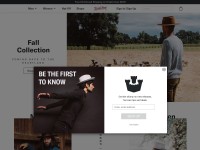 Desktop screenshot for goorin.com