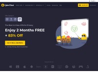 Desktop screenshot for cyberghostvpn.com