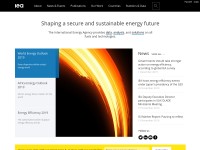 Desktop screenshot for iea.org