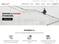 Desktop screenshot for hireright.com