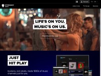 Desktop screenshot for music.stingray.com