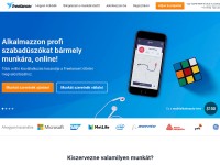 Desktop screenshot for freelancer.hu