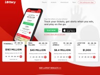 Desktop screenshot for lottery.com