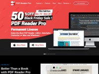 Desktop screenshot for pdfreaderpro.com