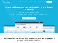 Desktop screenshot for shoutcast.com