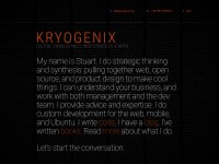 Desktop screenshot for kryogenix.org