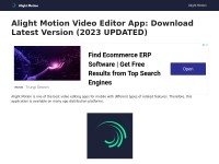 Desktop screenshot for alightmotion.xyz