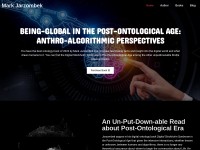 Desktop screenshot for markjarzombekwritings.com