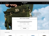 Desktop screenshot for balmain.com