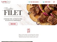 Desktop screenshot for lunagrill.com