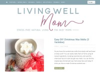 Desktop screenshot for livingwellmom.com
