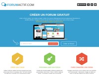 Desktop screenshot for forumactif.com