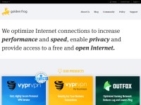 Desktop screenshot for goldenfrog.com