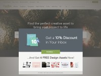 Desktop screenshot for creativemarket.com