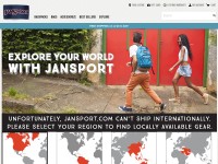 Desktop screenshot for jansport.com