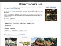 Desktop screenshot for dinosaurpictures.org