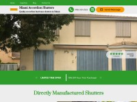Desktop screenshot for miami-accordionshutters.com