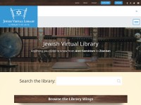 Desktop screenshot for jewishvirtuallibrary.org