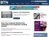 Desktop screenshot for businesstravelnews.com