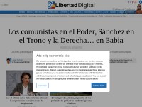 Desktop screenshot for libertaddigital.com