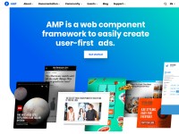 Desktop screenshot for ampproject.org