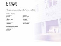 Desktop screenshot for bergdorfgoodman.com