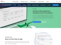 Desktop screenshot for echosign.com