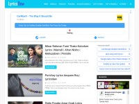 Desktop screenshot for lyricsdaw.com