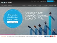 Desktop screenshot for niceincontact.com