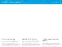 Desktop screenshot for yachtrentalsgreece.com