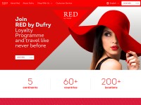 Desktop screenshot for redbydufry.com